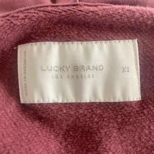Lucky brand cropped hoodie sweatshirt / size XS